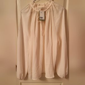 H&M white blouse